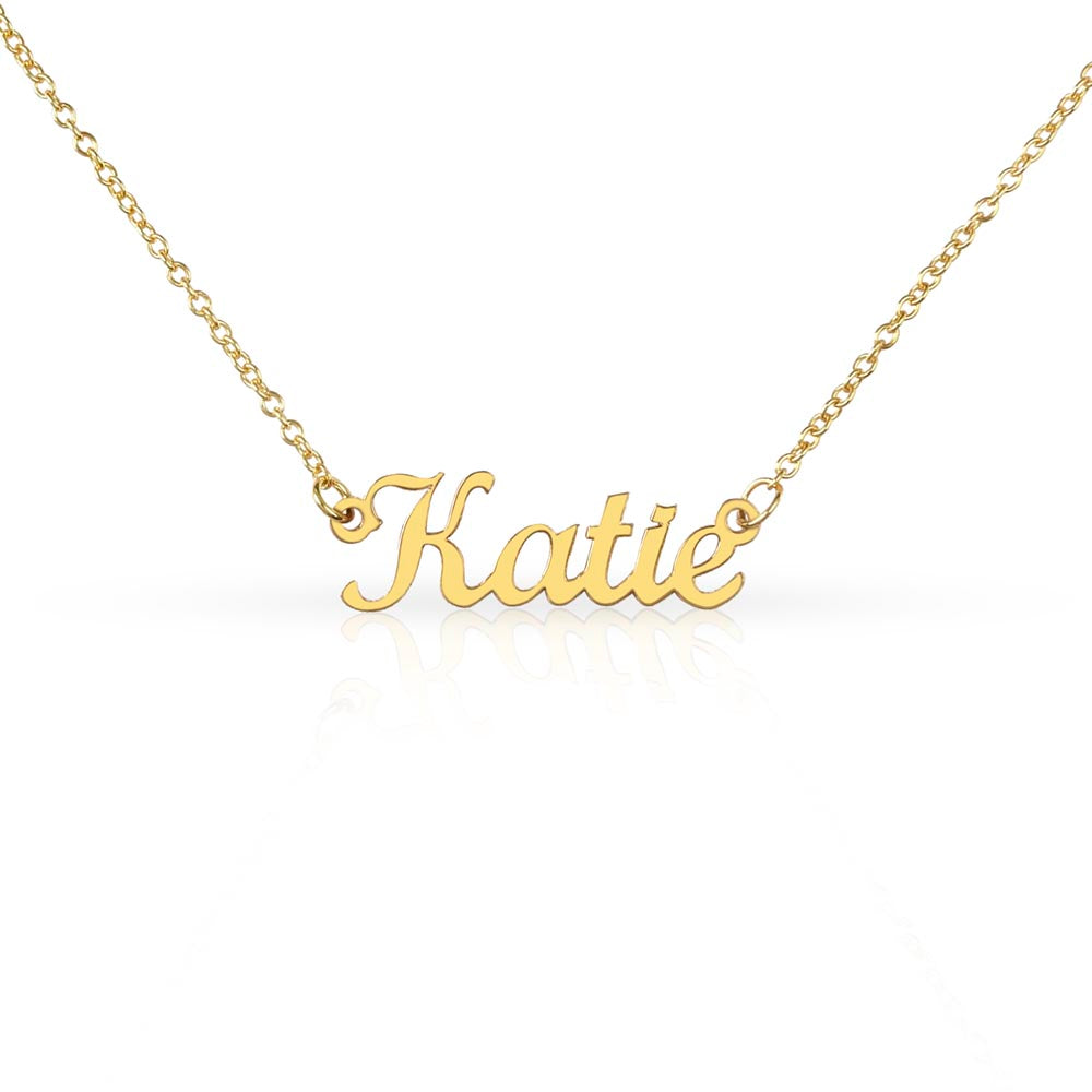 Personalisierte Namenskette (ohne Karte) 