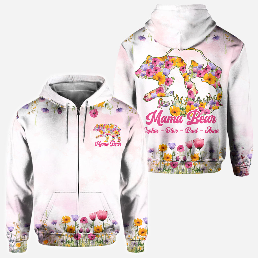 Mama Bär - Personalisiertes Mutter-Shirt