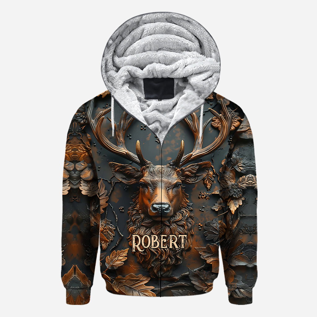 Cooles Hirsch-Shirt mit personalisiertem Jagdmotiv