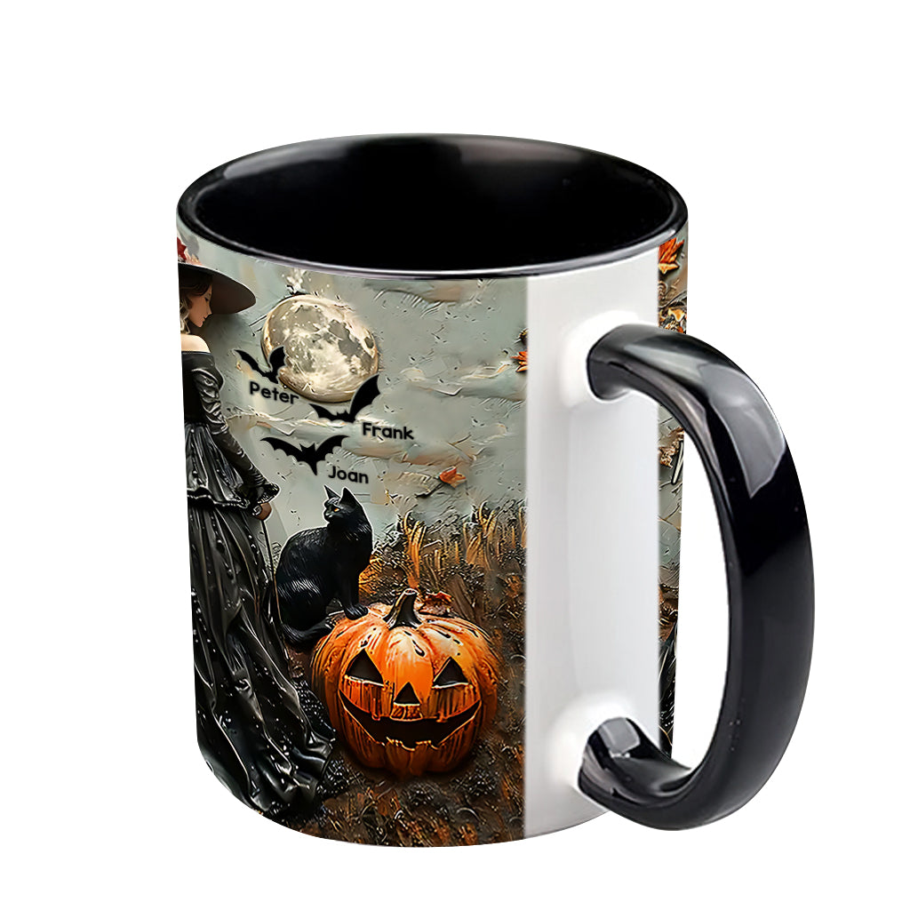 Fröhliches Halloween – personalisierte Tasse mit Muttermotiv