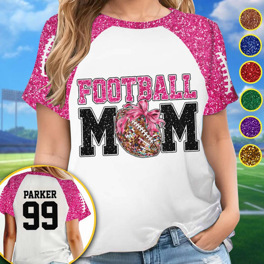 Football Mom Croquette - Personalisiertes Football-Shirt