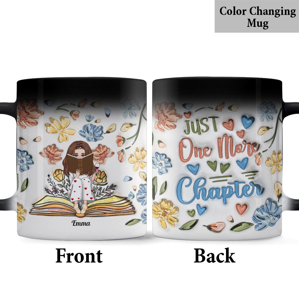 Einfach ein Mädchen, das Bücher liebt – personalisierte Buchtasse