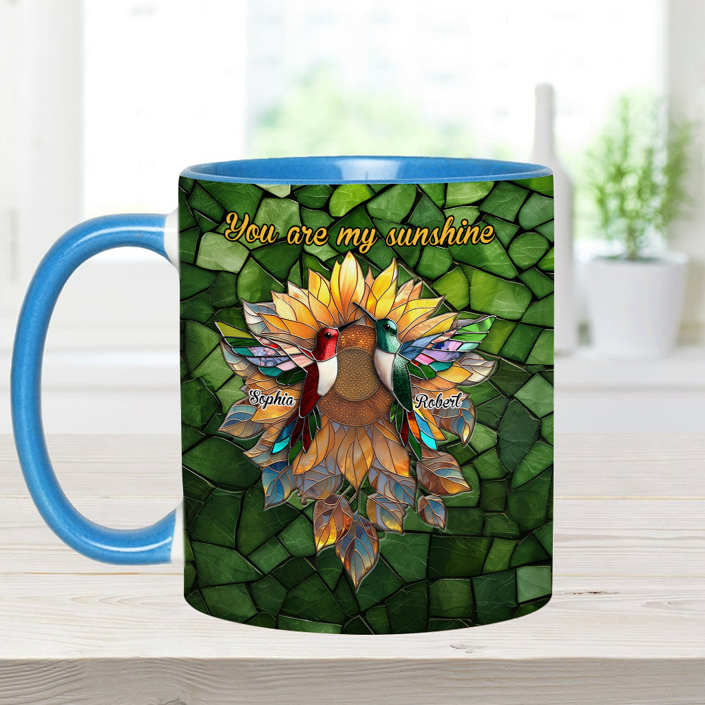 Du bist mein Sonnenschein – Personalisierte Tasse für Paare