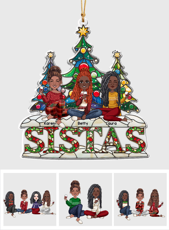 Schwestern – Personalisierter, individuell geformter Anhänger für beste Freundinnen