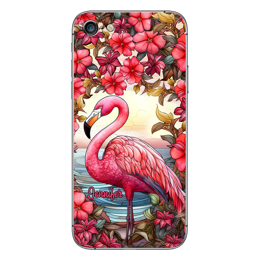 Flamingos lieben – Personalisierte Flamingo-Handyhülle