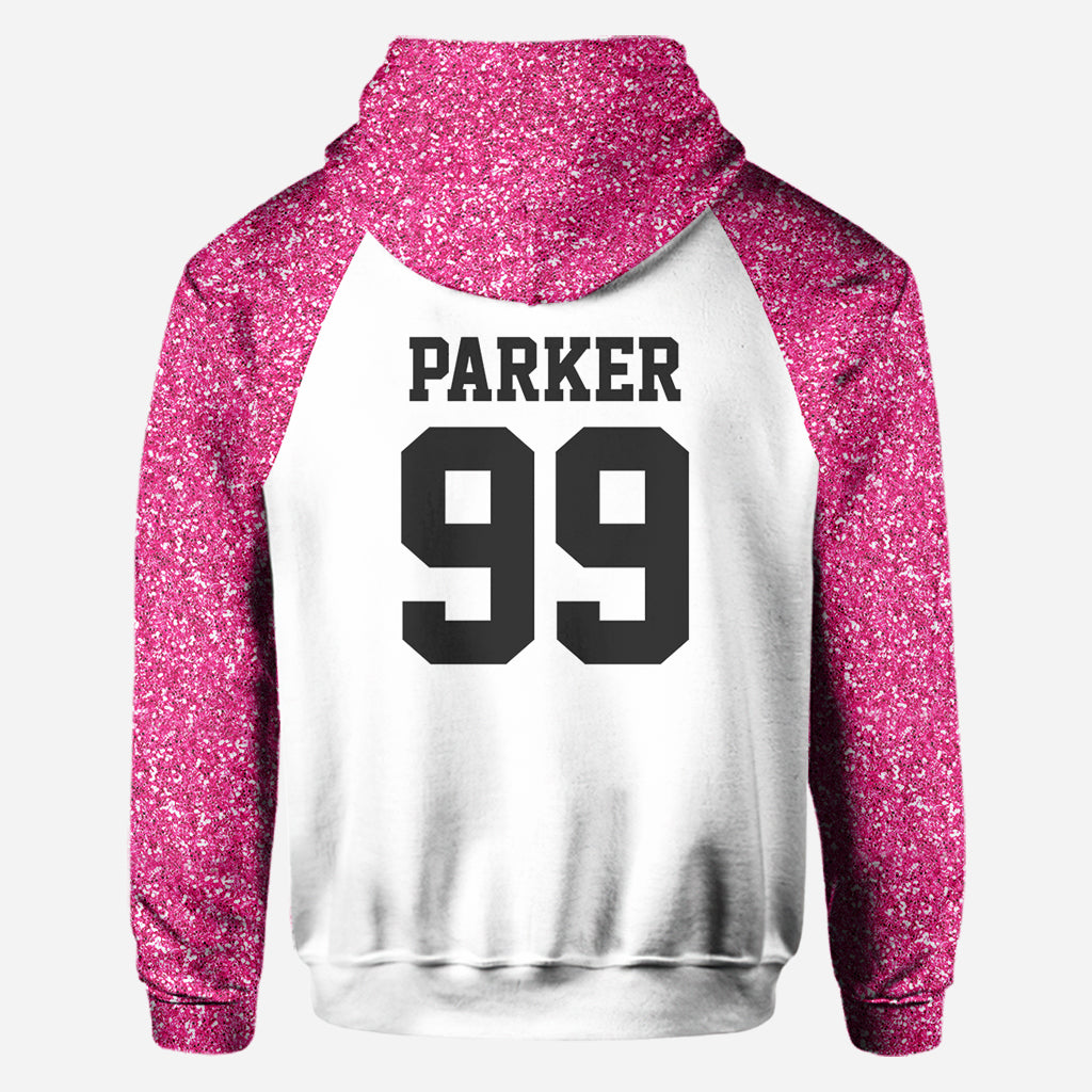 Football Mom Croquette - Personalized Football All Over Shirt
