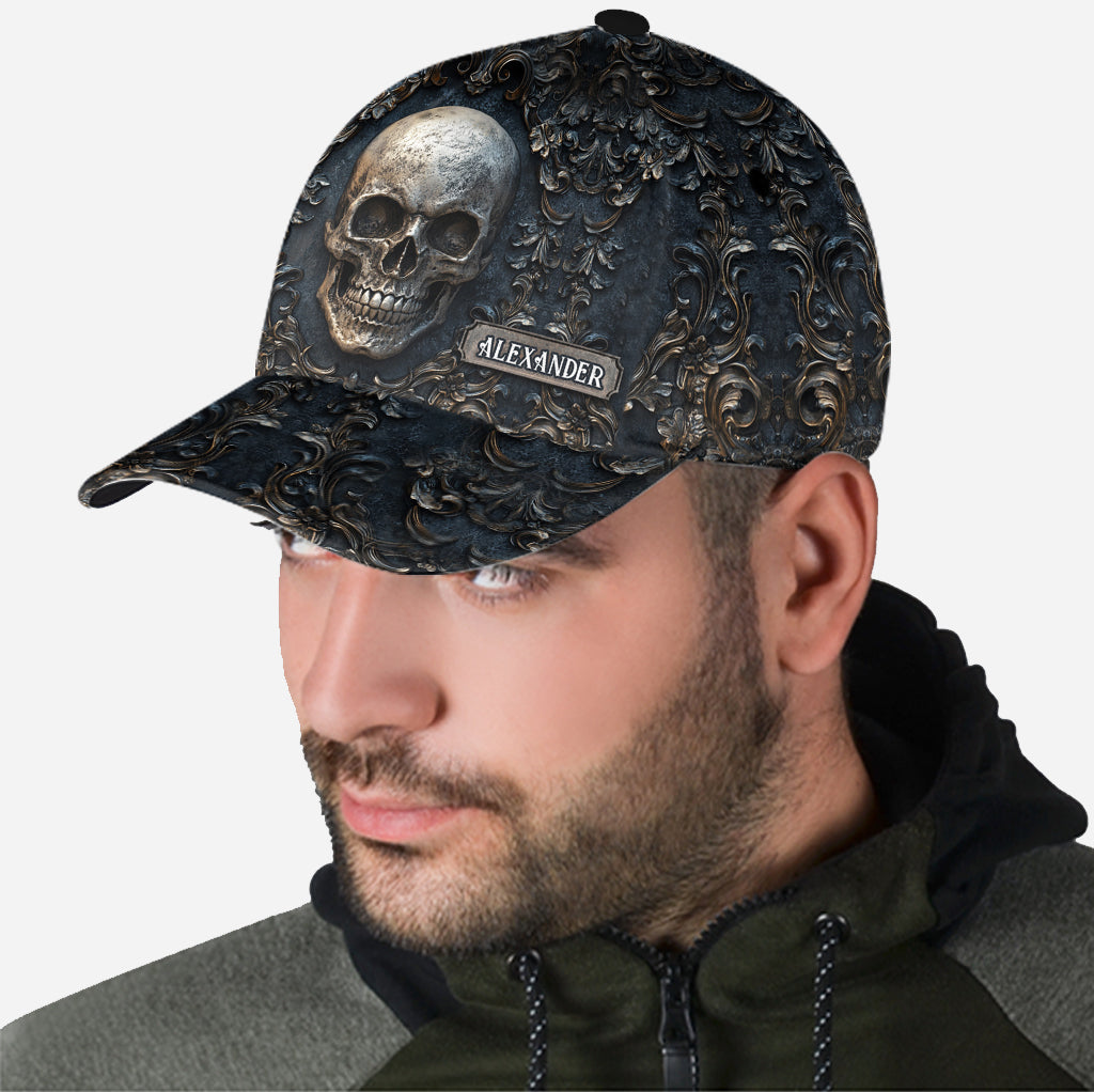 Vintage Skull - Personalized Skull Classic Cap