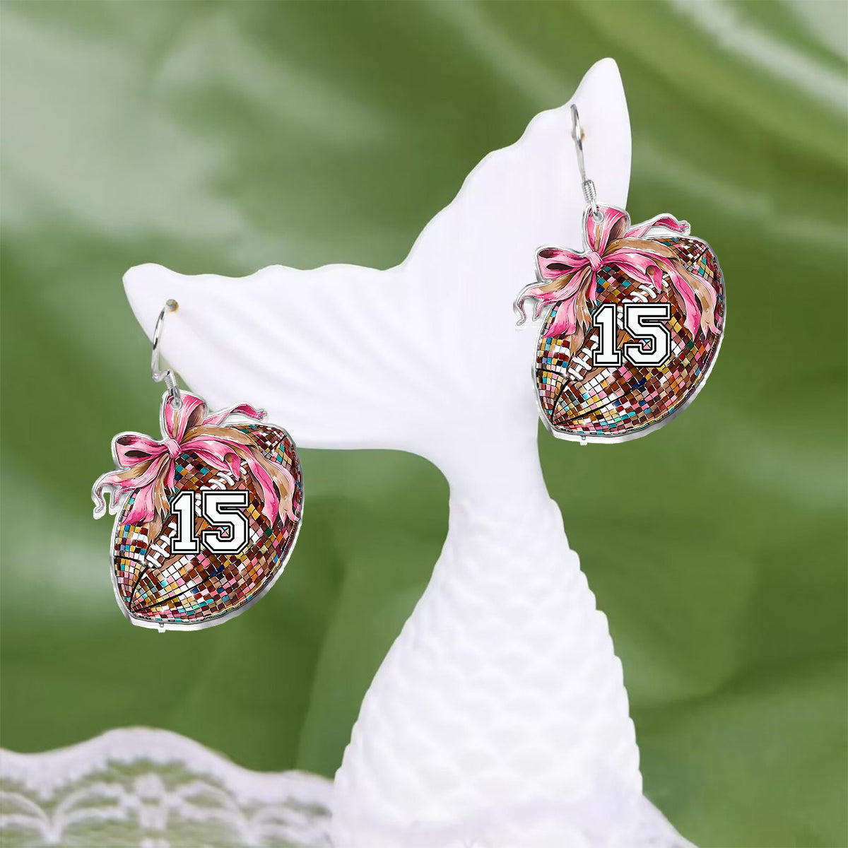 Football Mama – Personalisierte Fußball-Ohrringe