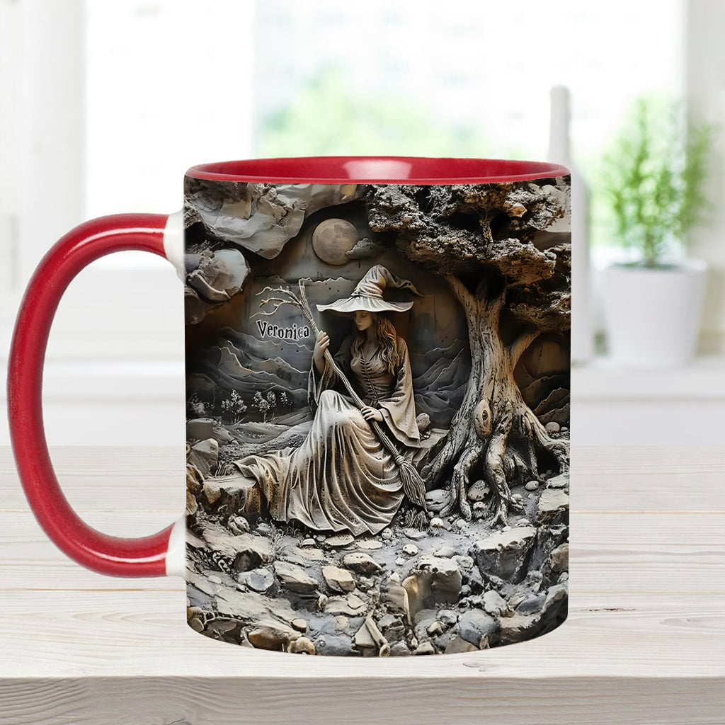 Wunderschöne Hexe – Personalisierte Tasse mit Hexenmotiv
