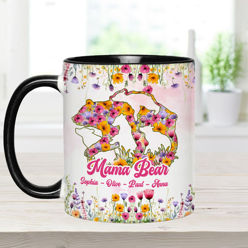 Mama Bär - Personalisierte Tasse mit Muttermotiv