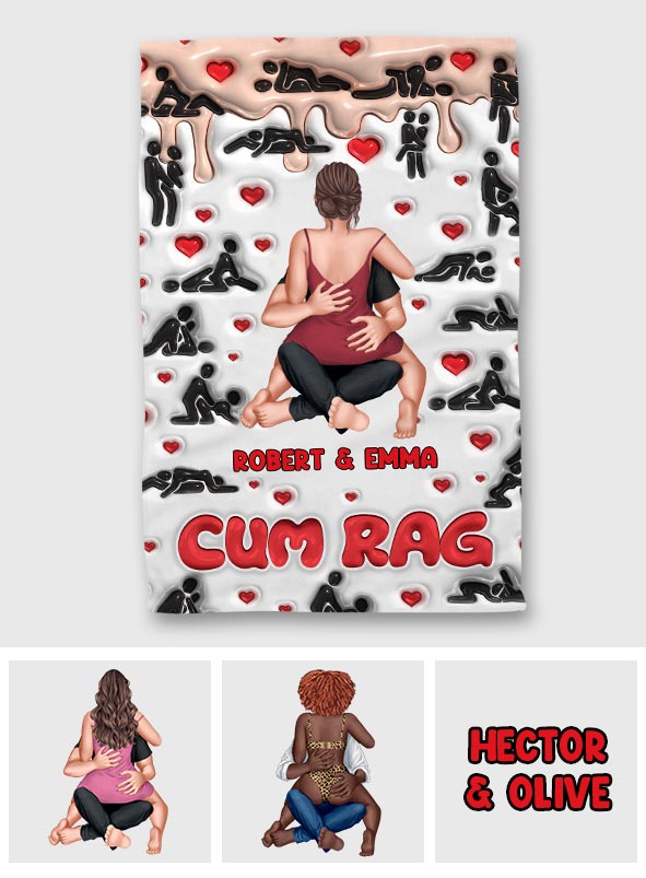 Cum Rag – Personalisiertes Handtuch für Paare