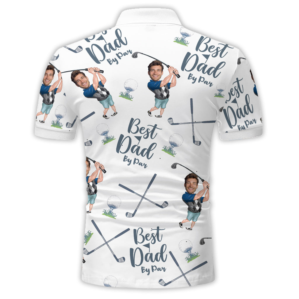 Bester Papa/Oma/Großvater... von Par - Personalisiertes Golf-Poloshirt