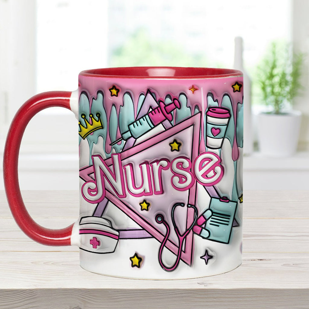 Stolze Krankenschwester – Personalisierte Tasse mit Krankenschwester-Akzent