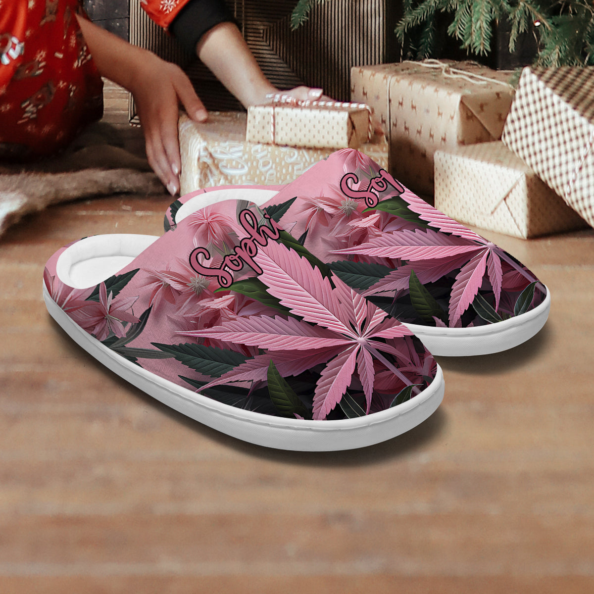 Free Your Mind - Personalized Weed Slippers