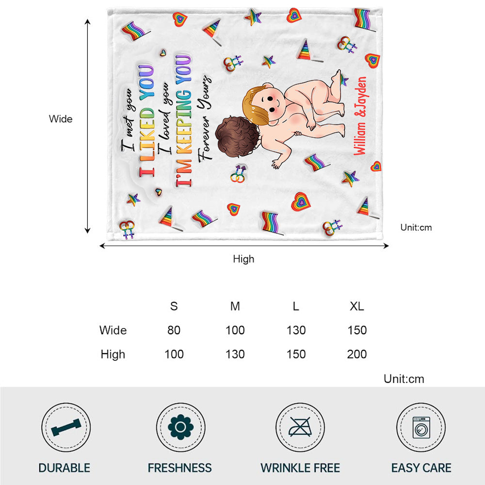 Ich behalte dich – Personalisierte LGBT-Unterstützungsdecke