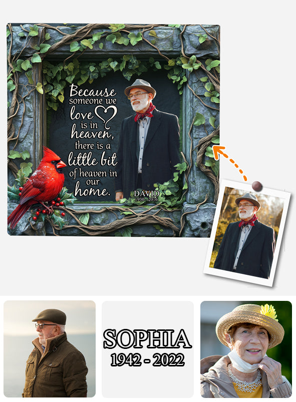 Du hast mir wunderschöne Erinnerungen hinterlassen – personalisierter Gedenkstein in quadratischer Form