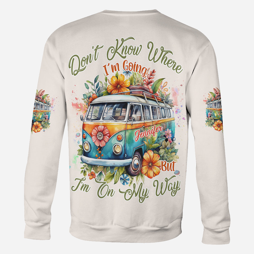 Unterwegs – Personalisiertes Hippie-Shirt