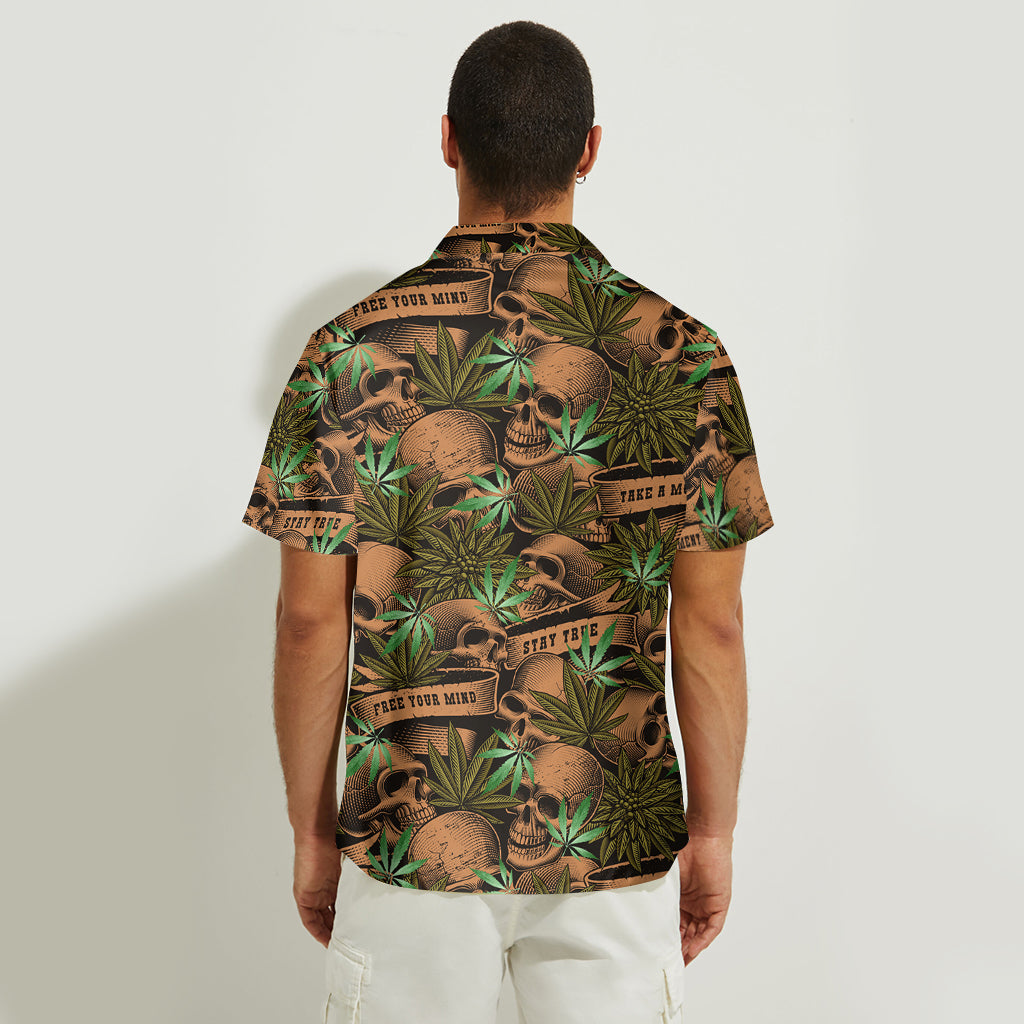 Free Your Mind - Personalized Weed Hawaiian Shirt