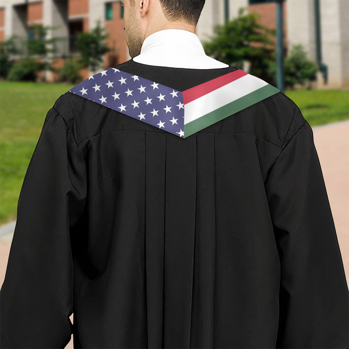 Country Flag Class of 2024 - Personalized Graduation Graduation Stole