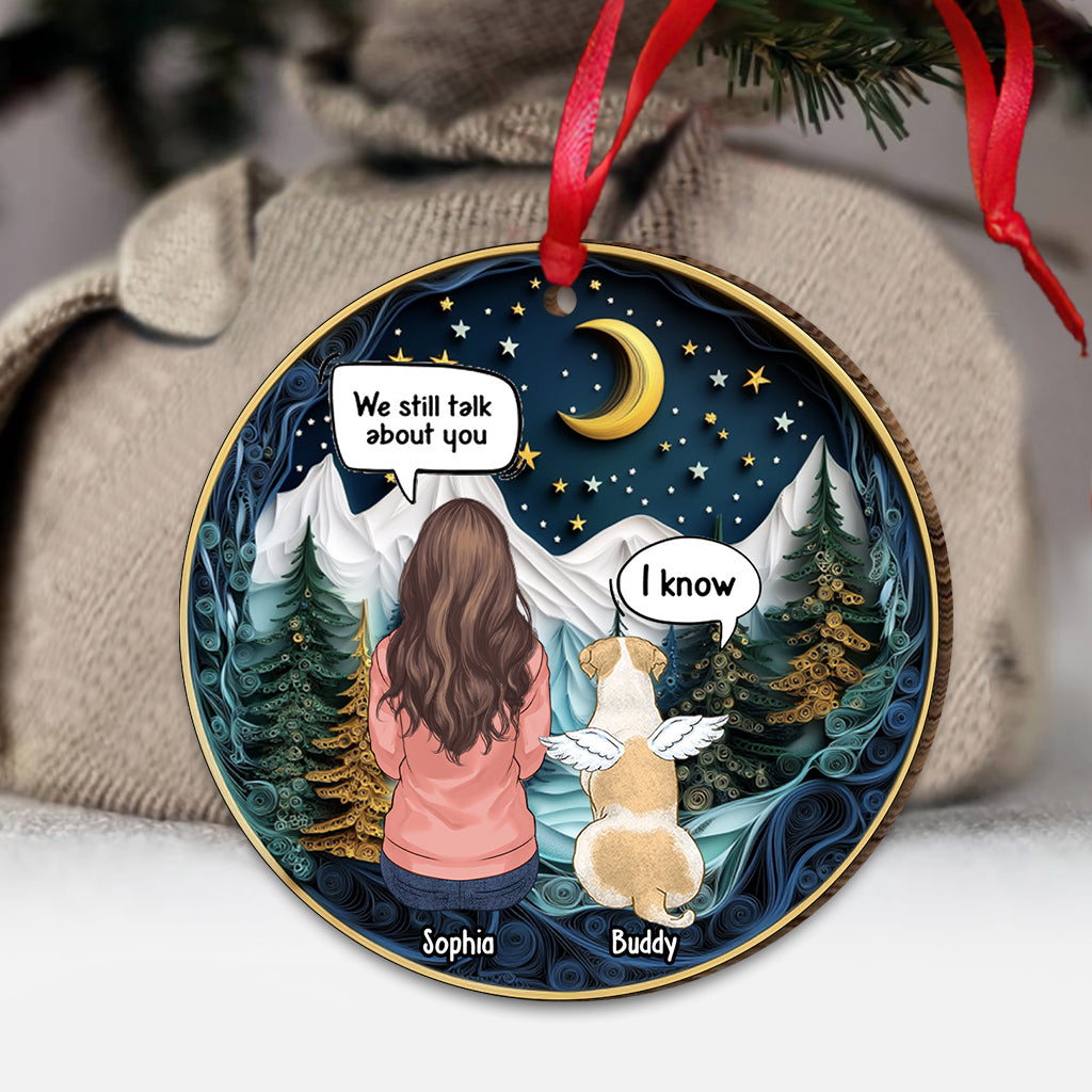 Miss You Always - Personalized Dog Ornament