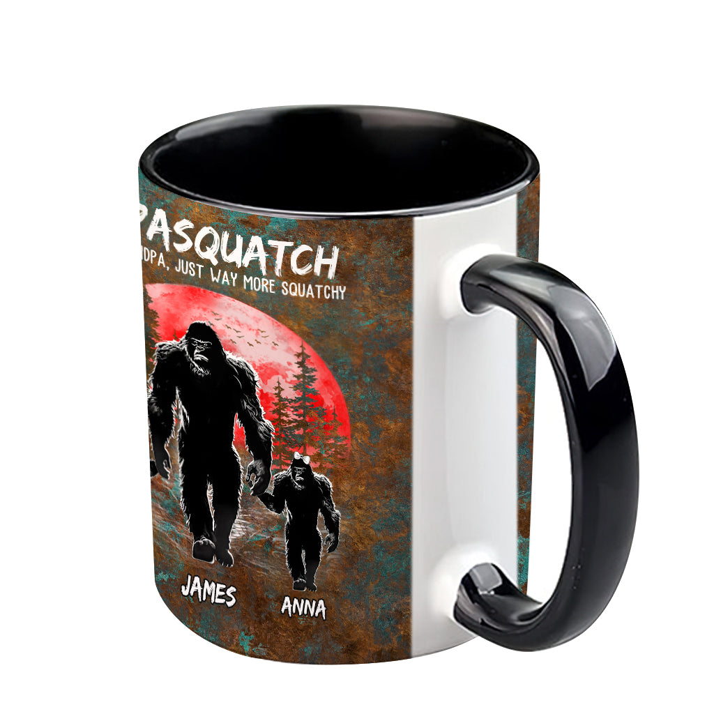 Grandpasquatch - Personalisierte Tasse mit Vater-Akzent