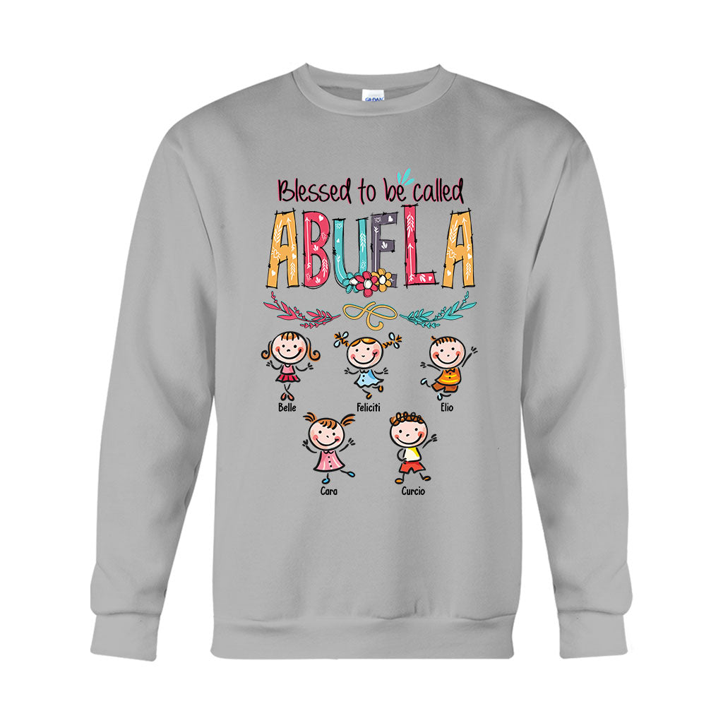 Dios Me Regaló Dos Títulos – Personalisiertes Oma-T-Shirt und Kapuzenpullover