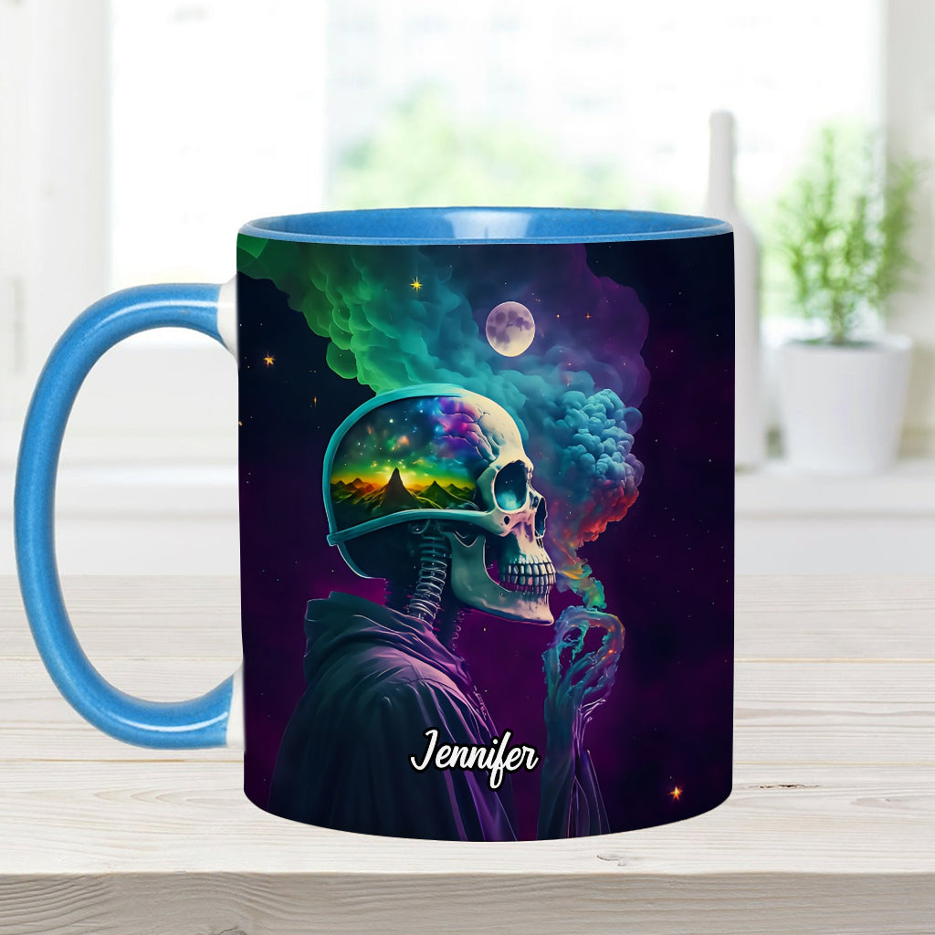 A Little High - Personalized Weed Accent Mug