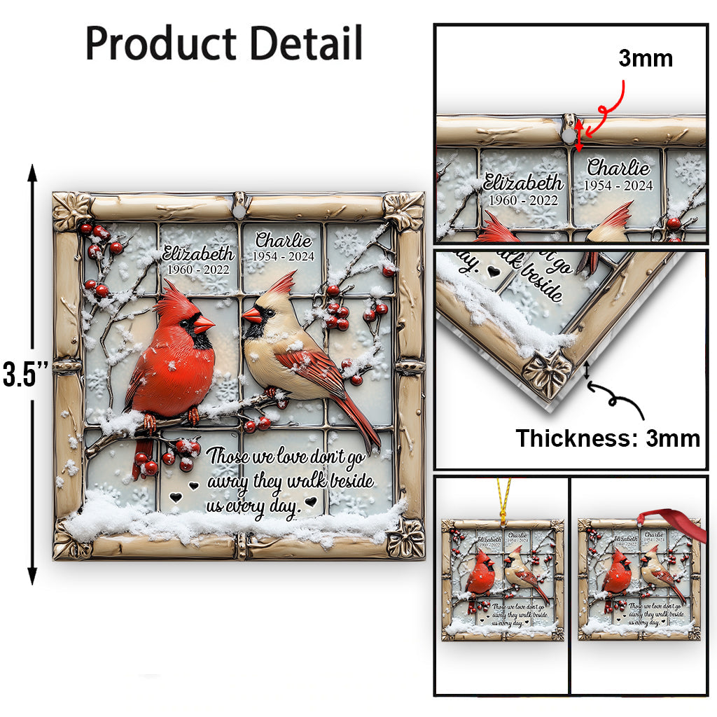Sie fliegen jeden Tag neben uns – personalisiertes Gedenkornament