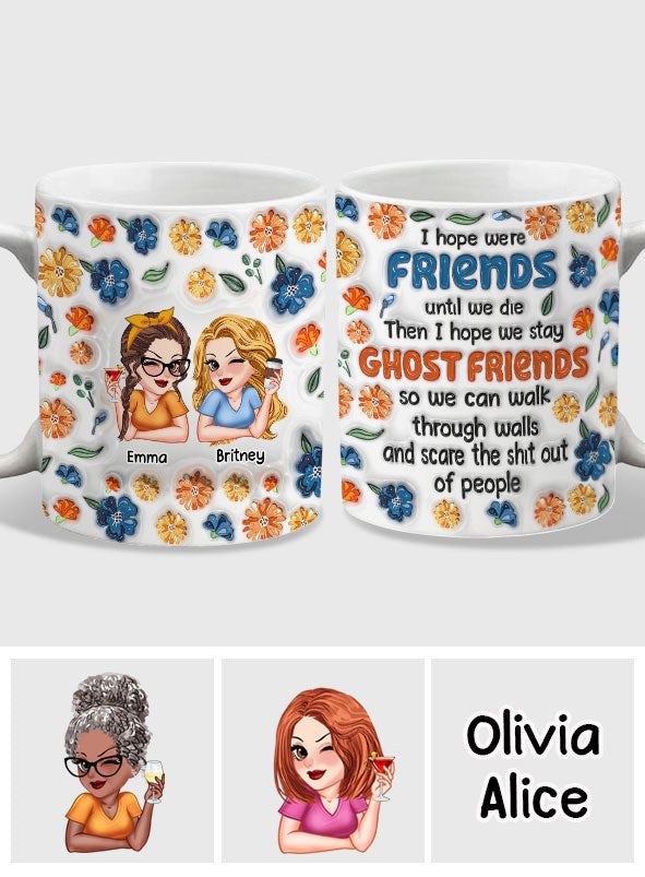 Ghost Friends - Personalisierter Bestie-Tasse