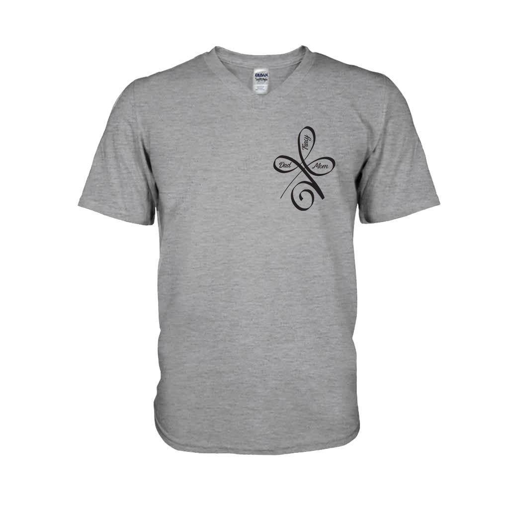 Bedingungslose Liebe – Personalisiertes Familien-T-Shirt und Hoodie