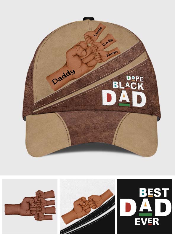 Coolster Papa – Personalisierte klassische Kappe für Afroamerikaner
