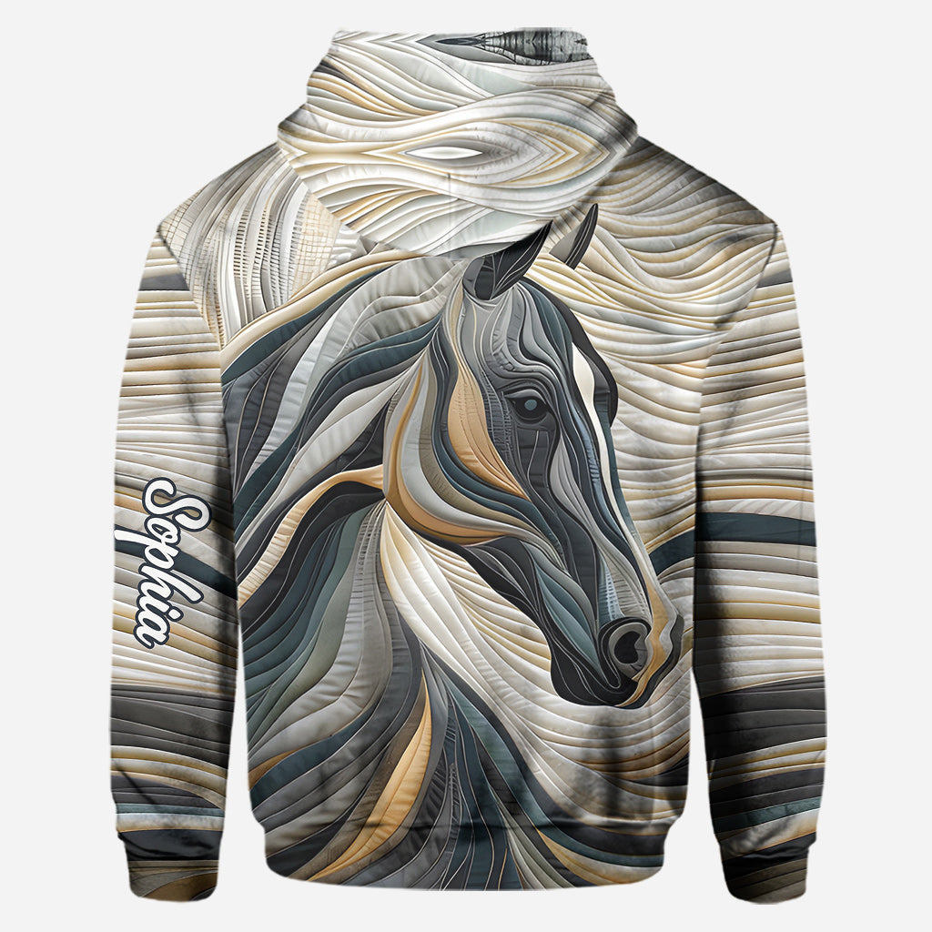 Wunderschönes Pferd – Personalisierter Pferde-Hoodie und Leggings