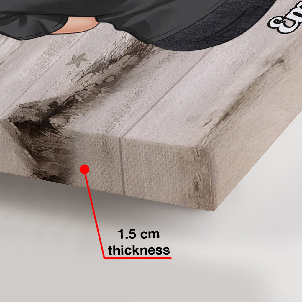 Ich bin immer bei dir – Personalisierte Gedenkleinwand und Poster