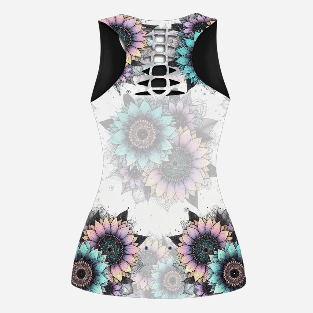 Mama Bär – Personalisiertes Tanktop und Leggings mit Mutter-Hohlraum-Motiv