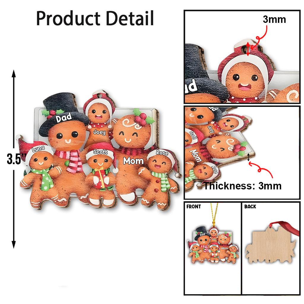 Frohe Weihnachten – Personalisierter Familienschmuck