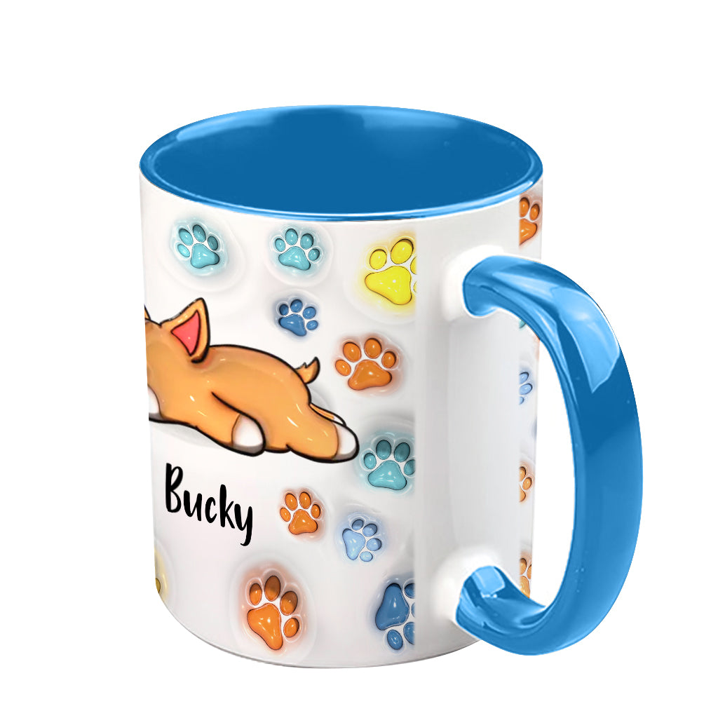 Personalisierte Tasse mit Hundemotiv für Hundepapa