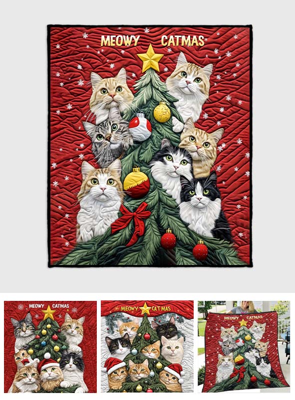 Mewoy Catmas – Personalisierte Katzendecke