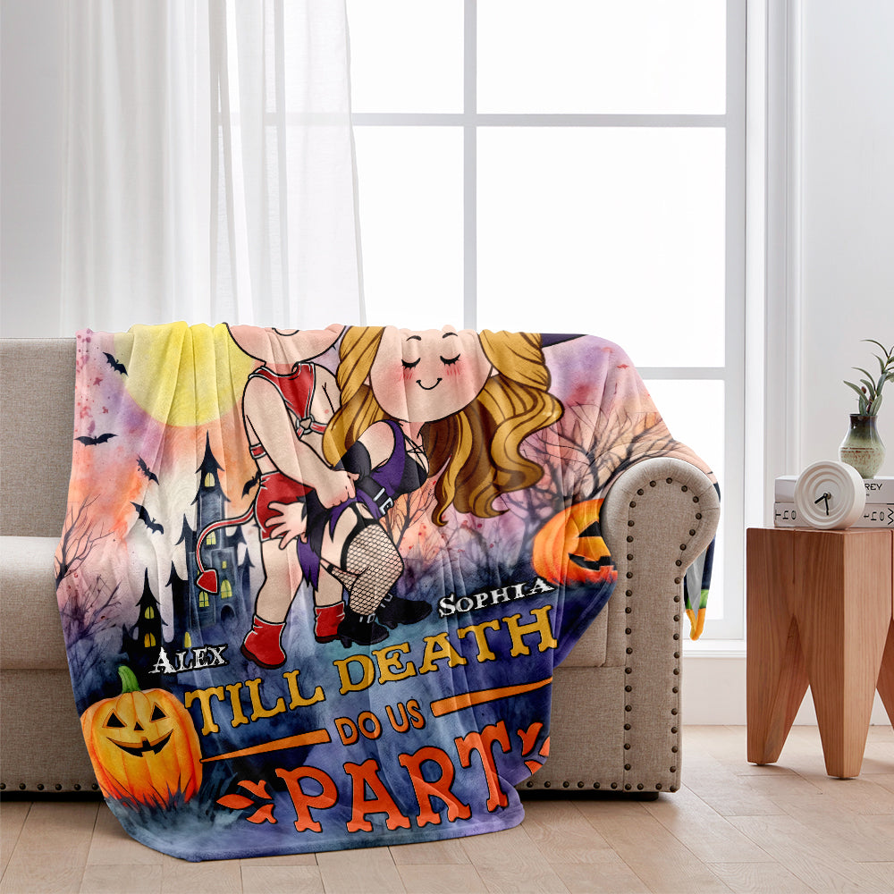 Bis dass der Tod uns scheidet – Personalisierte Pärchendecke