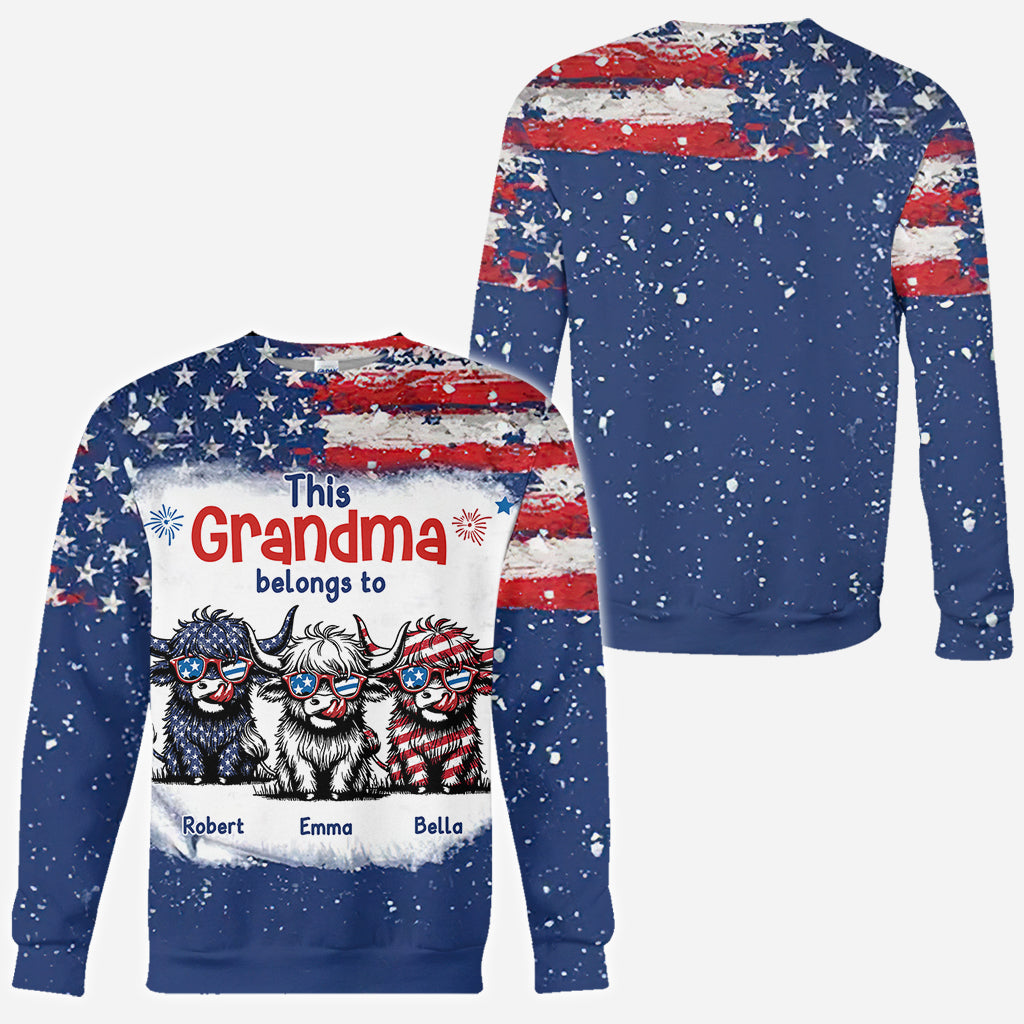 Dieses Oma-Shirt gehört diesen Süßen – personalisiertes Allover-Shirt