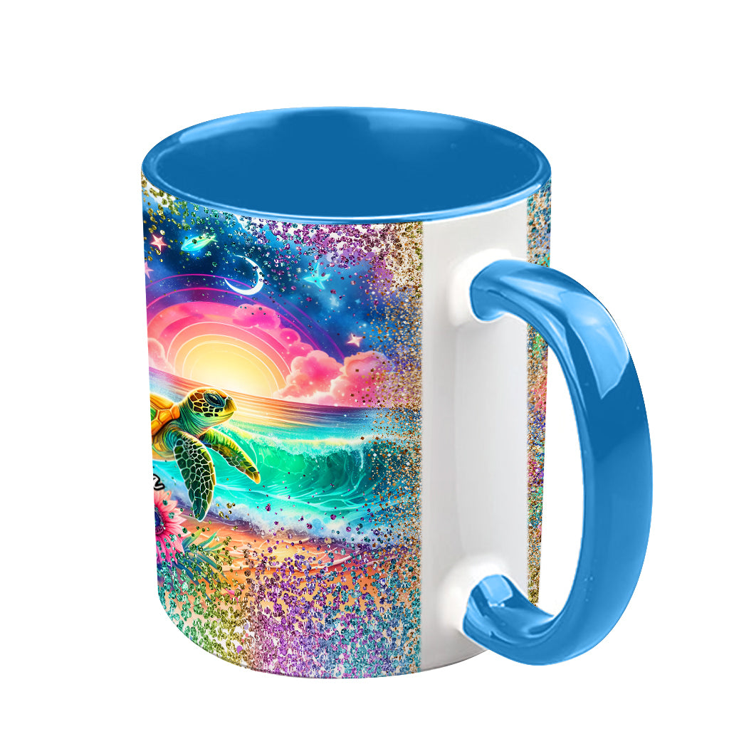Love Turtles - Personalized Turtle Accent Mug