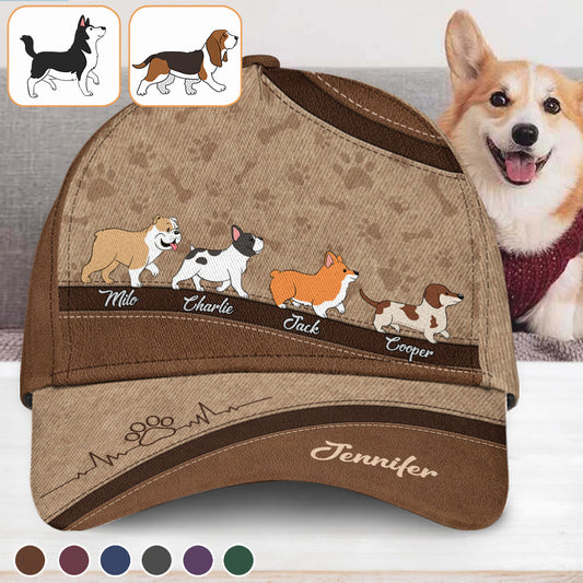 Ich liebe meine Hunde – Personalisierte klassische Hundekappe