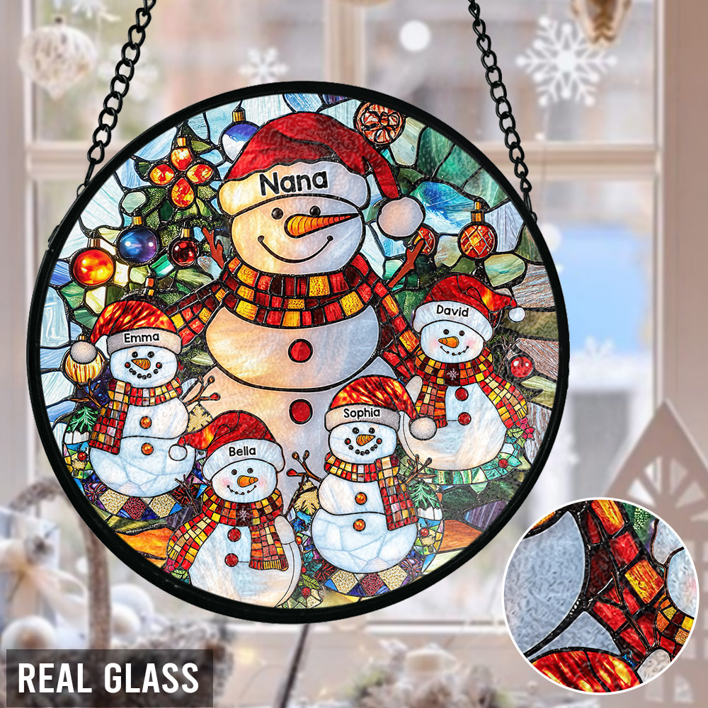 Gesegnet, Oma genannt zu werden – Personalisierter Oma-Glas-Sonnenfänger