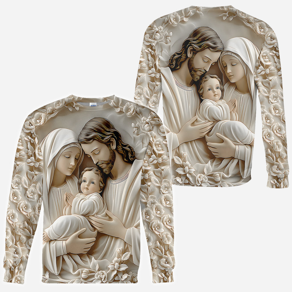 Heilige Familie – Christliches Allover-Shirt