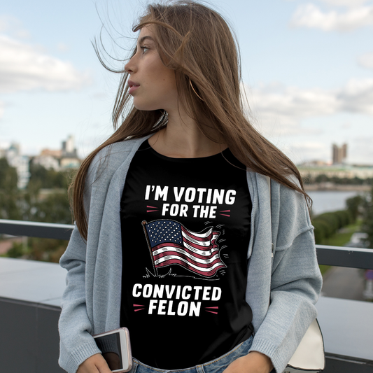 Trump-T-Shirt für verurteilte Straftäter, 2024 Trump-Shirt, republikanisches T-Shirt, Wahl-Shirt, MAGA-2024-T-Shirt, Donald-Trump-Wahl-Shirt