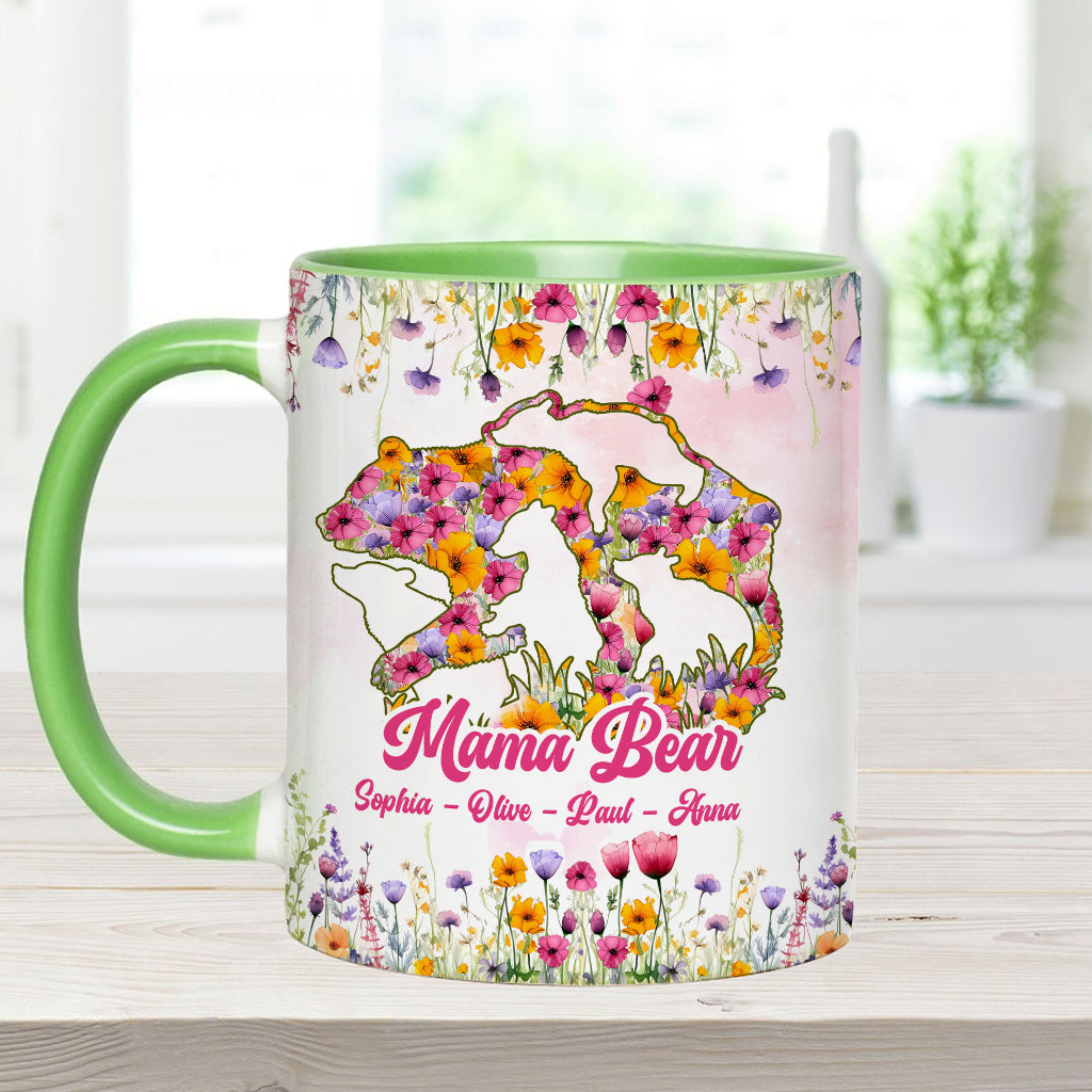 Mama Bär - Personalisierte Tasse mit Muttermotiv