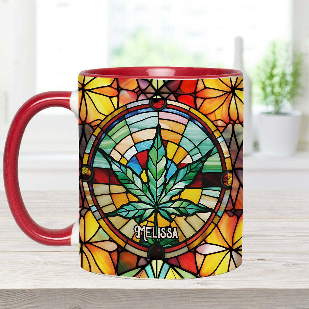 It's 420 somewhere - Personalized Weed Accent Mug