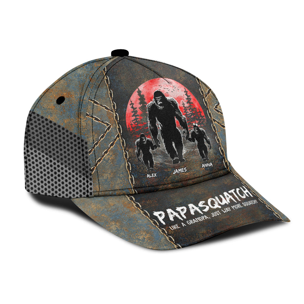 Grandpasquatch - Personalized Father Classic Cap