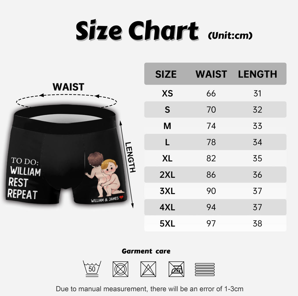 To-Do-Liste – Personalisierte Herren-Boxershorts mit LGBT-Unterstützung
