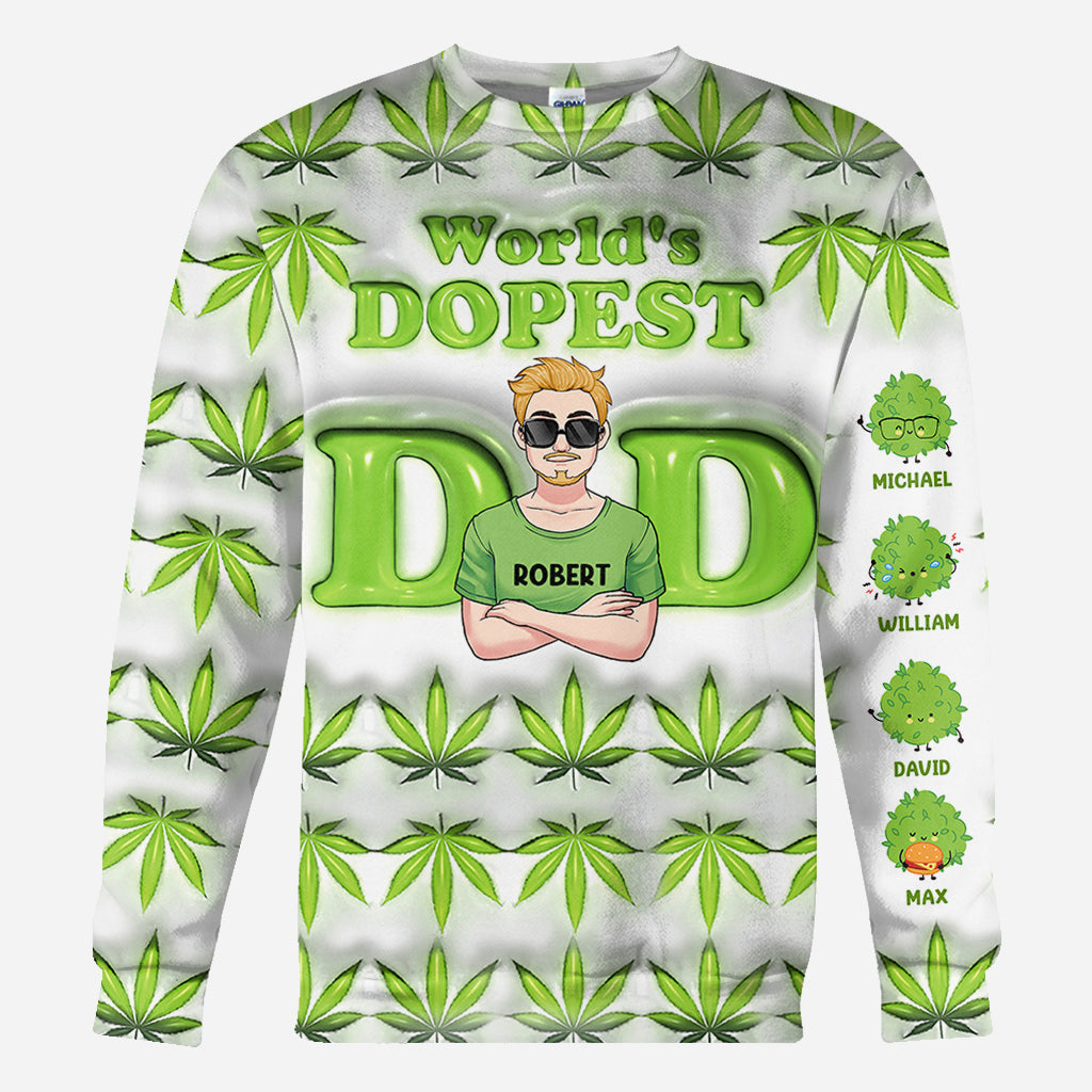 Der coolste Papa aller Zeiten – personalisiertes Vater-Shirt