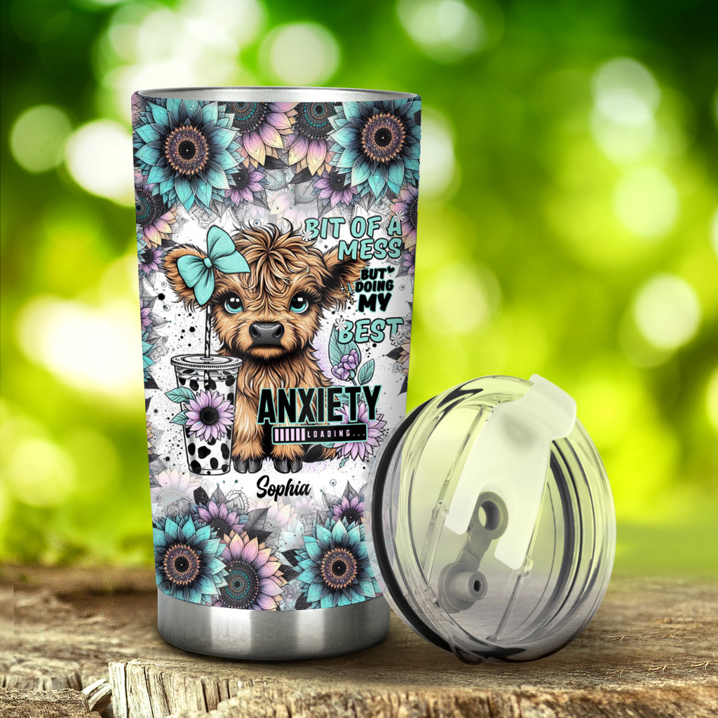 Bit Of A Mess But Doing My Best - Personalized Tumbler